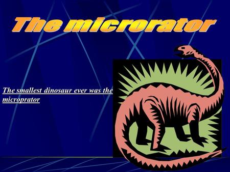 The smallest dinosaur ever was the microprator Here are some of the dinosaur fossils of people around the world that have found them!