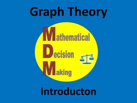 Graph Theory Introducton.