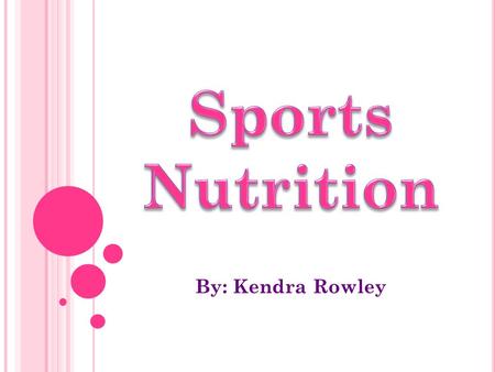 By: Kendra Rowley. What is nutrition? Process of switching topics. How I finally came up with this topic. Being an athlete.