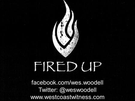 Facebook.com/wes.woodell