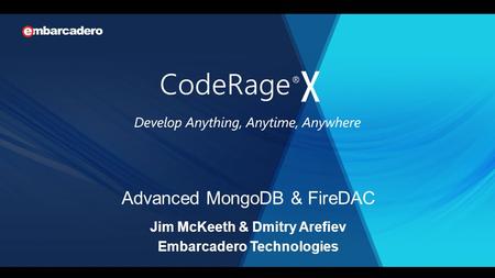 Advanced MongoDB & FireDAC