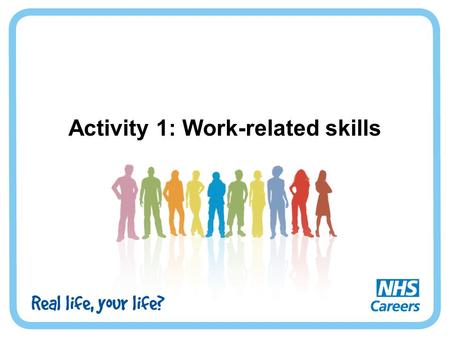 Activity 1: Work-related skills