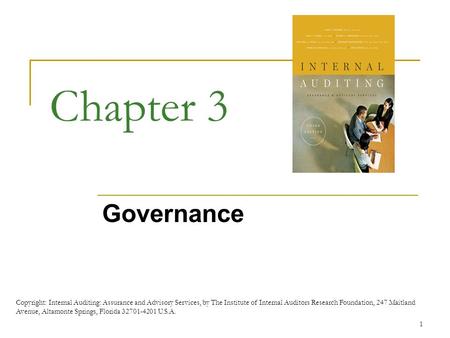 Chapter 3 Governance.