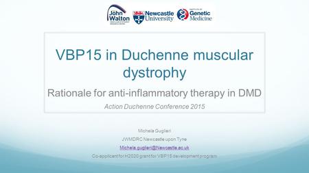 VBP15 in Duchenne muscular dystrophy