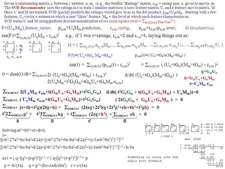 G = (  (u 1,n)  r e u 1,n M n,...,  (u L,n)  r e u L,n M n,...,  (v,m 1 )  r e v,m 1 U v,...,  v,m L  R e (v,m L ) U v ) d/dt( (U u +tG u )(M m.