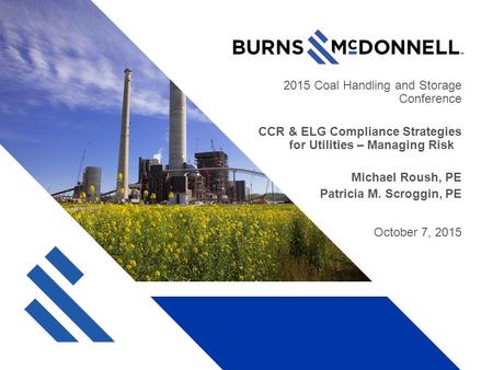 2015 Coal Handling and Storage Conference