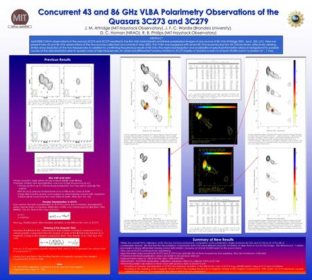 ABSTRACT April 2000 CMVA observations of the sources 3C273 and 3C279 resulted in the first VLBI total intensity and linear polarization images of any source.