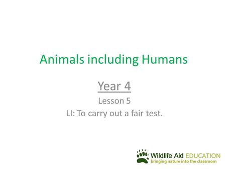 Animals including Humans