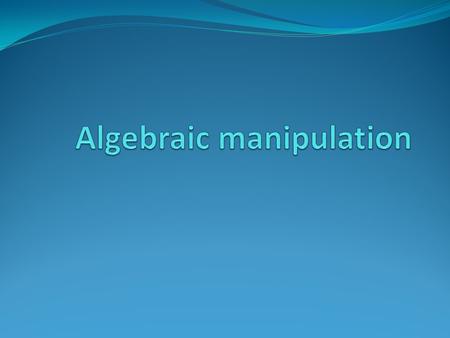 Solving most physics problems involves using equations that relate three or more quantities. For example, F = ma.