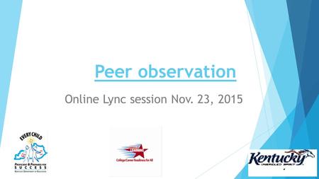 Online Lync session Nov. 23, 2015