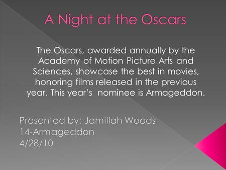 The Oscars, awarded annually by the Academy of Motion Picture Arts and Sciences, showcase the best in movies, honoring films released in the previous.