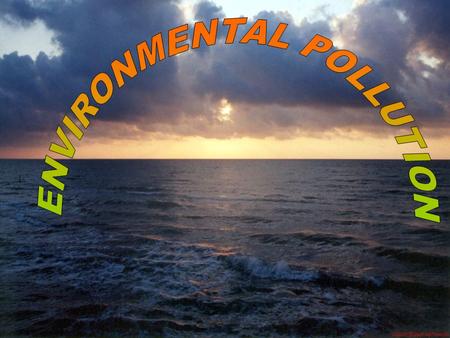 ENVIRONMENTAL POLLUTION