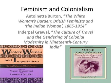 Feminism and Colonialism