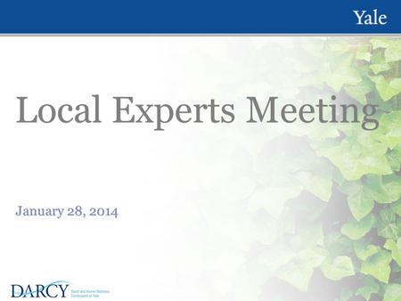 Local Experts Meeting January 28, 2014. Agenda Welcome/Introductions New Things Happening –Group UI Enhancements –Joint and Spouse Flag –Designation Search.