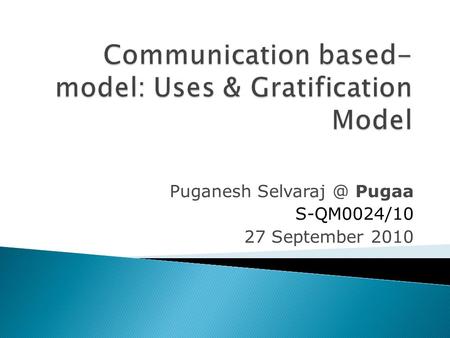 Puganesh Pugaa S-QM0024/10 27 September 2010.