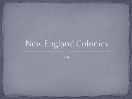 2.4. Discuss why the Pilgrims left England and why they signed the Mayflower Compact. Summarize the government and society in the Massachusetts Bay Colony.