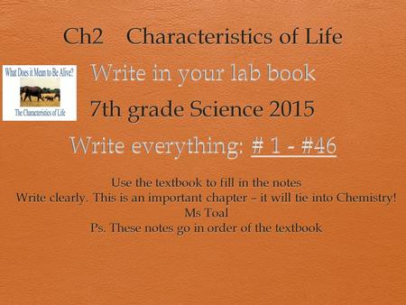 Chapter 2 p. 52/53 1. All living things are _____________________________________. 2. A cell is ___________ and __________ unit of life. 3. All cells.