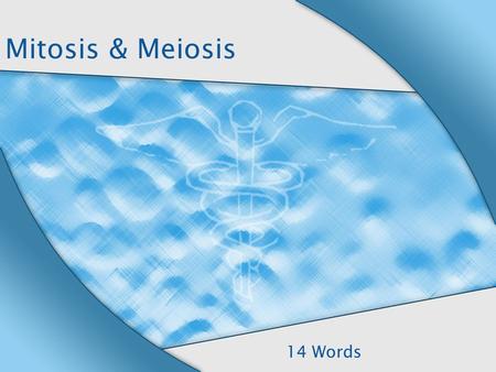 Mitosis & Meiosis 14 Words. Exchange of chromosomal segments between a pair of homologous chromosomes during prophase I of meiosis. (Genetic variety)