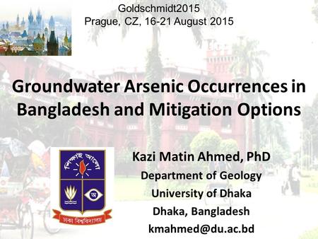 Groundwater Arsenic Occurrences in Bangladesh and Mitigation Options