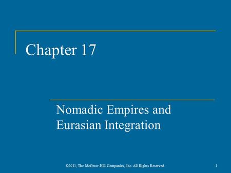 Nomadic Empires and Eurasian Integration