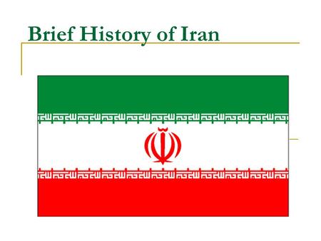 Brief History of Iran. Age of Imperialism Russia & Britain gained Spheres of Influence in Iran after WWI Increasing dislike of Western powers.