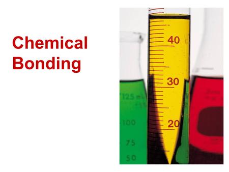 Chemical Bonding.