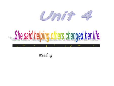 Reading GROUPWORK Discuss with your partners what can you do for them ? People who need help Something we can do for them old people We can clean their.