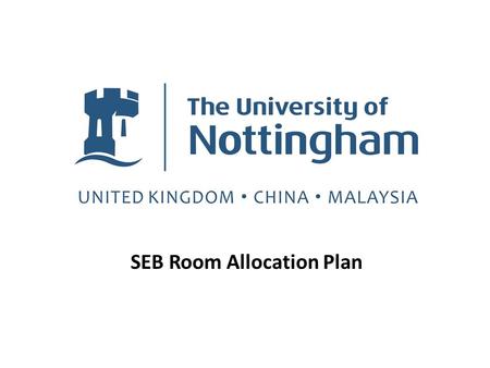 SEB Room Allocation Plan. Civil Engineering Lab Technician Offices Additive Engineering Research Labs Open Plan High Bay Sample Preparation Lab Chemistry.