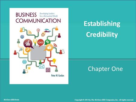 Establishing Credibility