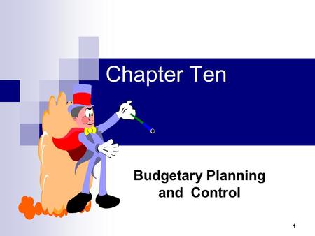 Budgetary Planning and Control