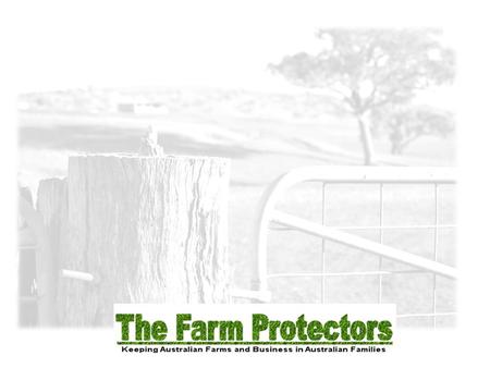 The picture of many farmers and small business owners Risk Management Farm or business insurance Limited personal Insurance Insufficient debt protection.