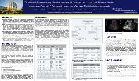 Introduction: The purpose of this study was to retrospectively compare maternal outcomes in patients that received our multi-disciplinary IR protocol with.