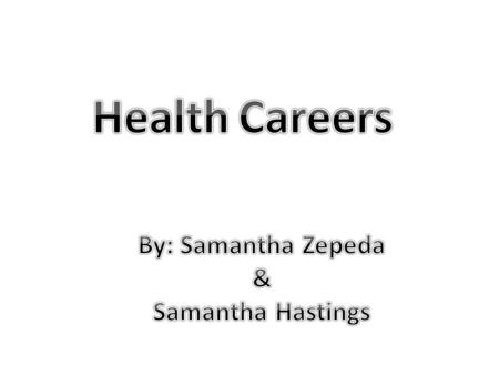 Allied health professionals make up 60 percent of the total health workforce. They work in health care teams to make the healthcare system function by.