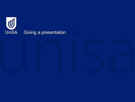 Giving a presentation. Let’s look at some presentations Bad presentation What did he do wrong? –Too many words on the slides, spelling mistakes –Poorly.