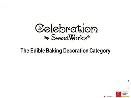 The Edible Baking Decoration Category. The $176 Million Opportunity! Food Channel All Other Channel Source: IRI MULO C, YTD Ending 8/9/15.