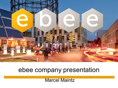 ebee company presentation