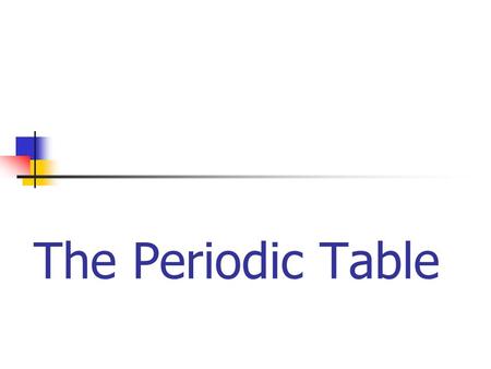 The Periodic Table. Most of the elements in the periodic table are A. metals B. metalloids C. gases D. nonmetals.