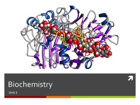  Biochemistry Unit 2. Atoms  Atom – the basic unit of matter.  Contains subatomic particles:  Protons (+ charge)  Neutrons (no charge or neutral)