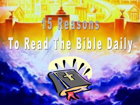 To be rid of anxiety And have peace Psalm 119:165.