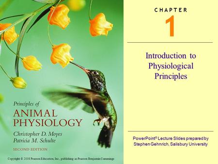 Introduction to Physiological Principles