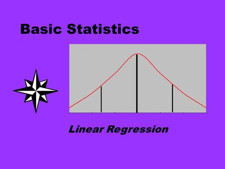 Basic Statistics Linear Regression. X Y Simple Linear Regression.