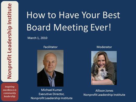 How to Have Your Best Board Meeting Ever!