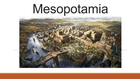 Mesopotamia. The Land Between Two Rivers Mesopotamia (between the rivers) is a region in SW Asia Tigris and Euphrates Rivers Rich soil Drew people in.