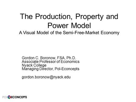 Gordon C. Boronow, FSA, Ph. D