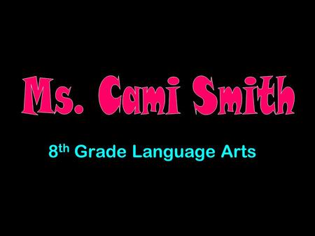 8 th Grade Language Arts. Qualifications McEachern High School- class of 1999 Kennesaw State University –Bachelor of Science in Middle Grades Education.