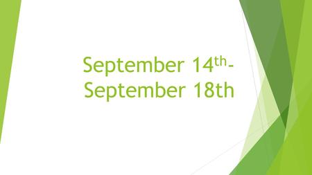 September 14 th - September 18th. GIG-9/14 T of C- E-mail to a miner Explain to a gold miner from 1849 how e- mail, internet, or a cell phone works.