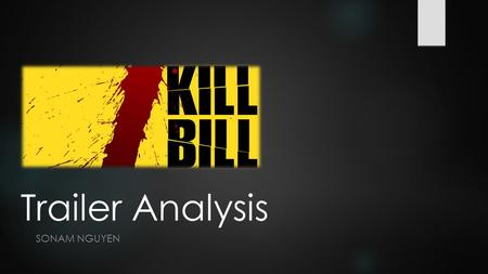 Trailer Analysis SONAM NGUYEN. Narrative structure and themes Equilibrium The trailer begins with the female protagonist narrating behind several clips.