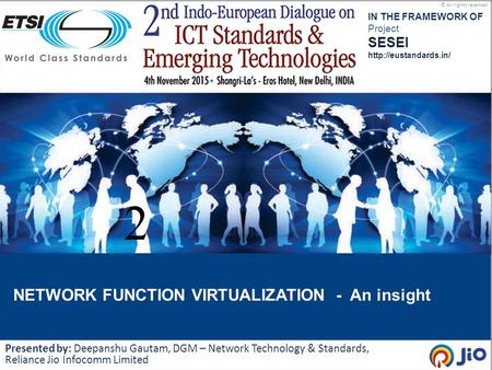 2 NETWORK FUNCTION VIRTUALIZATION - An insight SESEI