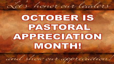 What do you appreciate about the pastors? Pastor Howard prays over people to help them heal and is so caring.