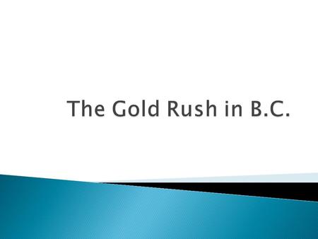  1848 saw the first North American gold rush in California.  Most gold rushers arrived all of the gold producing area had been claimed and few made.